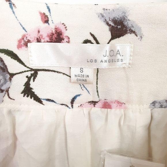 NWT J.O.A. Floral High Waist A Line Skirt Size Small - Picture 6 of 8